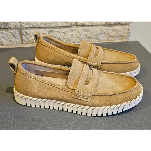 Project Cloud Filide Memory Foam Genuine Leather Loafers , Non Slip, Womens Sz 7 - Picture 1 of 7